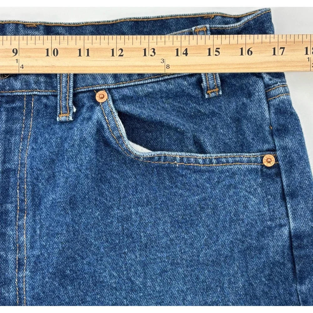 Vintage Levi's 505 Orange Tab Jeans Men 36x31 Straight Leg Medium Wash 80s 90s